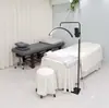 Lámpara de Media Luna - Lámpara LED de 24 pulgadas para Extensiones de Pestañas para Artistas de Tatuaje, Técnico de Uñas, Esteticista - Lámpara Fría, Cálida con Brillo y Altura Ajustables
