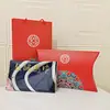 Caixa de Presente para Lenço de Seda, Caixa Combinando para Lenço Feminino de Alta Qualidade, Peça Única com Logotipo Impresso, Presente Personalizado de Abertura para Mãe