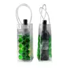 Bolsa de Hielo para Vino Tinto en Stock Bolsa Tote de PVC Forma de Panal Refrigeración Exterior Bolsa de Hielo para Vino Bolsa para Botella de Vino de Gel Glicerina Conservación del Frío