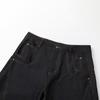 Ropa para Hombre Jia Yi Ku 2026 Calle Alta Americana Retro Lavado Curvo Jeans Color Original Unisex Estilo Pantalones Largos de Pierna Ancha