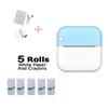 Nuevo Producto Transfronterizo C27 Impresora Fotográfica Térmica Portátil Pantalones de Bolsillo con Solapa Estudiante Mini Impresión de Etiquetas para Preguntas Incorrectas
