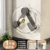 Lebek Acero al Carbono Ventosa Giratoria Estante para Tapa de Olla Estante de Almacenamiento Montado en Pared Estante de Cocina sin Taladro Estante para Tabla de Cortar Tabla de Cortar
