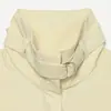 Z Estilo Europeu e Americano 2026 Nova Moda Elegante Feminina Casual Manga Longa Gola Alta Camisa Decorada com Fivela 7722162