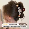 Presilha de Cabelo Grande Única e Bonita para Mulheres com Toque de Luxo, Novo Modelo 2026 Presilha de Cabelo com Strass, Presilha de Cabelo Tipo Jacaré para a Parte de Trás da Cabeça