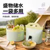Cubo plegable para exteriores, cubo de hielo para frutas de sandía de gran capacidad, portátil para viajes, para lavar verduras, camping, picnic, cubo para peces vivos