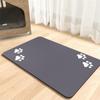 Etiquetado TEMU Mascota Gato y Perro Alimentación Diatomita Alfombra Alfombra Comedero Absorbente Antideslizante A prueba de derrames Alfombra de fácil limpieza