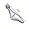 Fabricante Original Personalizado Tabla de Rasurar Delfín Aleación de Zinc Lifting Facial Rascador de Belleza Bola de Rodillo Aleación de Zinc Tabla de Rasurar
