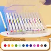Marcadores Acrílicos Coloridos Opacos para Alunos do Ensino Fundamental, Canetas de Pintura DIY, Canetas Acrílicas Líquidas Diretas para Papelaria