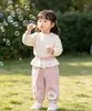 Pantalones de chándal con cintura de encaje para bebé niña, pantalones elásticos con puños acanalados, volantes de encaje con lazo, pantalones versátiles para niñas