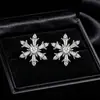 Xuping Joias Liga de Cobre Liga de Cobre Banho de Ouro Branco Brincos Design Versátil Leve Luxo para Mulheres Venda por Atacado