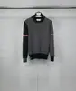 Ventas Directas de Fábrica TB Tom otoño e invierno nuevo top casual de punto de hilo de algodón con cuello redondo y combinación de colores en las mangas para hombre y mujer