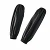 Mangas impermeables de cuero de color liso transfronterizas para hombres y mujeres, longitud extendida con puños elásticos, resistentes al aceite y al desgaste, mangas protectoras para uso doméstico y de taller