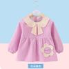 Venda Direta da Fábrica Vestido Princesa de Veludo para Meninas Outono e Inverno Espessado Avental de Bebê Macacão Infantil Exterior Impermeável e Anti-Sujeira