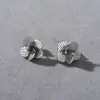 Pendientes Personalizados de Plata S925 con Forma de Flor de Doble Mariposa, Lujo Accesible Elegante, Pendientes Exquisitos de Gama Alta de Nicho