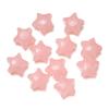 Cuentas perforadas de dos colores con forma de estrella de cinco puntas en forma de gelatina acrílica, para hacer pulseras, collares y accesorios con cuentas.