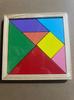 Rompecabezas Tangram Magnético para Niños y Estudiantes de Primaria, Rompecabezas Colorido de Primer Grado, Juguete de Madera, Rompecabezas de Educación Temprana para Jardín de Infantes
