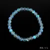 Moda europea y americana simple pulsera de ágata de cristal lujo ligero alto sentido pulsera tejida a mano con cuentas joyería mujeres al por mayor