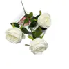Flores Artificiais Coloridas de Dopamina para Montagem de Cena de Casamento, Arranjos de Flores de Seda, Materiais Florais, Flores para Decoração de Painel de Casamento