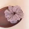 Suave, Esponjoso, Estilo Perezoso Diadema de Organza con Lunares, Cuerda para Coleta Estilo Coreano, Anillo para el Cabello Versátil Accesorio para el Cabello