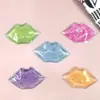 Bolsa de gel gelo formato de lábio bolsa de gelo gel lábio pó de glitter bolsa de gelo pós-operatório reutilizável