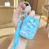 Máquina de Juego Creativa de Tocadiscos Sanrio de Dibujos Animados, Juguete Giratorio Divertido para Alivio del Estrés con la Punta del Dedo, Llavero Colgante para Mochila de Estudiante