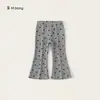 Roupas Infantis Bangxuan Estilo Coreano Calça Casual para Meninas Calça Flare de Bebê Outono 2026 Novas Calças Longas para Meninas Calças Infantis
