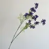 Flores Artificiais com Sonho Roxo Decoração de Casamento ao Ar Livre Layout de Cena Interna Flores Artificiais Atacado Arte Floral