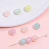 Acrílico Color Mágico Pez Humano Cuentas Redondas DIY Hecho a Mano Casero Pulsera Pendientes Material de Cuentas Accesorios para Collares