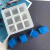 Molde de silicone 9 cubos 24/16mm, ferramenta para modelar gesso de gelo, argila macia
