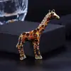 Broches de Traje de Animal de Alta Gama de Venta Caliente Transfronteriza Europea y Americana para Hombres y Mujeres, Pines de Solapa de Ropa Versátiles y de Moda Personalizados con Incrustaciones de Diamantes de Aleación
