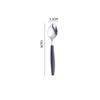 Fabricante Original Exporta a Brasil Juego de Cubiertos de Acero Inoxidable Cuchillo, Tenedor y Cuchara con Mango Curvado 24 Piezas Cuchara de Postre Café Tenedor Pequeño