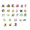Adesivos de Parede Fanxi 26 Adesivos de Letras Inglesas Adesivos de Palavras Inglesas Adesivos de Parede de Desenho Animado de Animais Adesivos para Quarto de Crianças Sy301