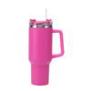 Comercio Exterior Taza para Coche de 40 oz Primera y Segunda Generación Doble Capa Vacío Acero Inoxidable Taza de Cerveza Taza con Popote Taza Térmica Portátil