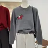 Suéter de Tricô Redondo Casual Versátil, Moderno e Elegante para Mulheres, Suéter Básico Emagrecedor e Valorizador, Nova Coleção Outono/Inverno 2025