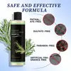 Aceite esencial para el cuidado del cabello a base de plantas transfronterizo, champú de romero refrescante, voluminizador, nutritivo, regulador de grasa, hidratante y suavizante