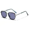 Óculos de Sol Aviador Polarizados para Homens Armação de Metal Quadrada Retrô Proteção UV 400 Lente TAC