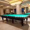 Xinshengqiao Mesas de Billar Estilo Ruso Snooker Guangzhou Shenzhen Mesa de Billar Tipo Estándar Mesa de Billar Estilo Ruso para Interiores en Casa Fábrica