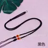 Cuerda Colgante DIY de Cuenta Dzi Cruzada Hebilla de Seguridad de Jade Jade Cadena de Clavícula Roja para Hombres y Mujeres Venta al por Mayor