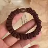 Goma para el pelo súper suave con tacto de alta gama, estilo coreano, alta elasticidad, adecuada para coletas altas, no daña el cabello, goma elástica para el pelo