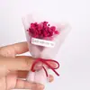 Buquê de Gipsofila Mini Flores Secas Caixa de Presente com Casamento Professor Feriado Evento Presente Doce Lembrança