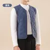 Colete de Lã Masculino Outono e Inverno Yu Zhaolin Colete Externo Espesso com Pelúcia Feminino Colete Térmico à Prova de Vento Colete Pão Masculino