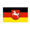 Bandeira da baixa saxônia bandeira de poliéster bandeira 3 * 5ft fabricante spot
