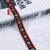 1cm En Stock Estilo Étnico Bordado Pastoral Jacquard Cinta Decoración de Ropa Encaje Hecho a Mano Adorno G3282