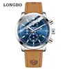 Reloj de cuarzo para hombre marca Longbo, disponible para dropshipping, diseño simple y casual, adecuado para parejas, resistente al agua, reloj para hombre