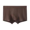 Ropa interior de algodón puro para hombre, bóxer de color sólido para jóvenes a la moda, transpirable, cómodo, de tiro medio, pantalones cortos bóxer para hombre