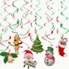 Decoração de Natal para casa estilo country americano transfronteiriça listras coloridas vermelho verde espiral 1,2 cm de largura listras de cores simples