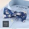 Suministro Directo de Fábrica corbata de moño para hombre traje corbata de moño algodón floral cuello de moño corbata de moño de moda casual moda