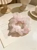 Laços de cabelo fresh e doces de malha direto da fábrica, tiaras estilo coreano para meninas, scrunchies, elásticos de cabelo