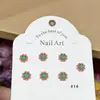Joyería para Arte de Uñas de Resina Dibujos Animados Dinosaurio Comida Linda Juguete Joyería para Uñas Aretes Funda para Teléfono Móvil Accesorios de Uña Portátiles