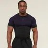 Gymshark Ropa Deportiva para Hombre Casual Running Secado Rápido Transpirable Body Camiseta de Manga Corta Tiburón Musculoso para Hombre